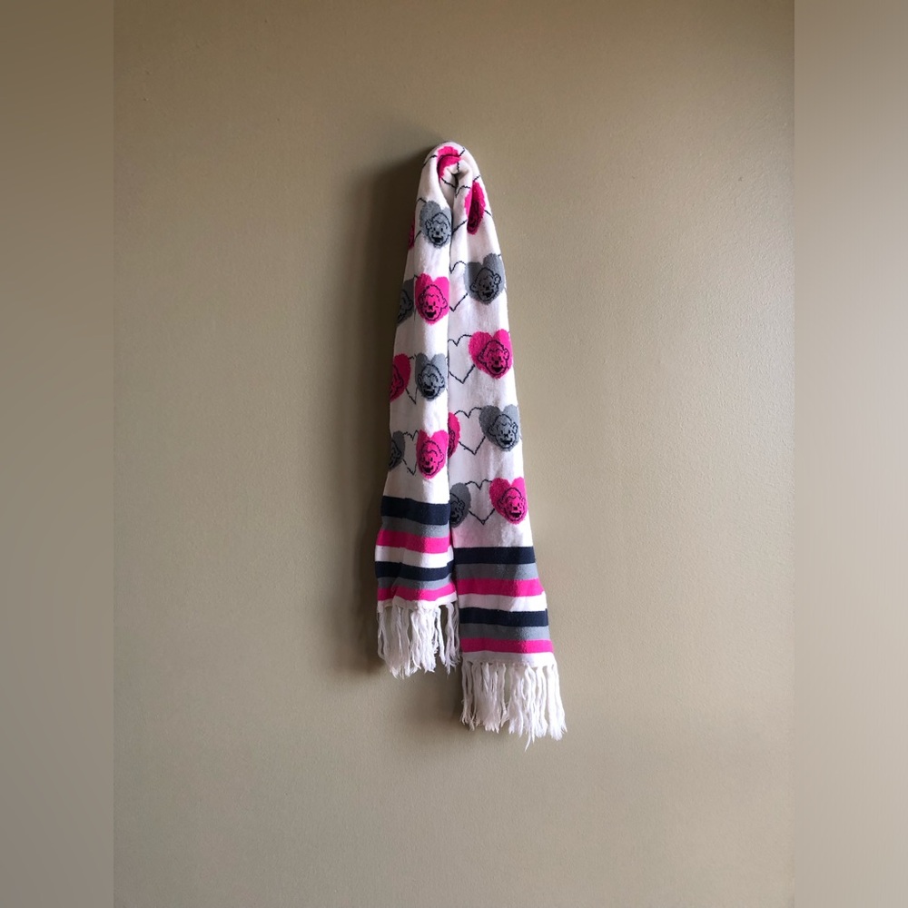 Children Monkey Winter Scarf with tassels 50’ x 6.5’